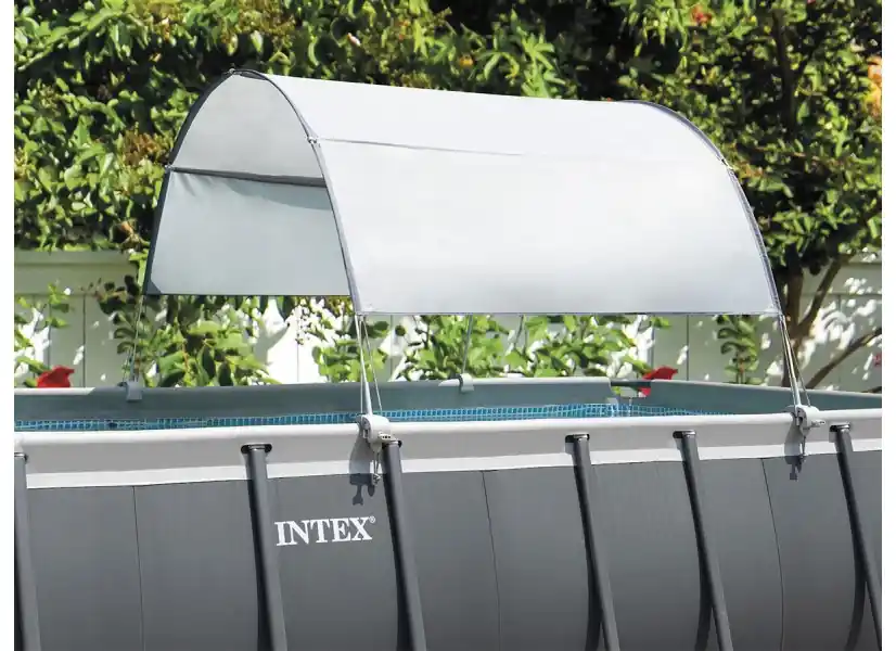 Voile d‘ombrage pour piscine tubulaire jusqu‘à 2,74 m - Intex