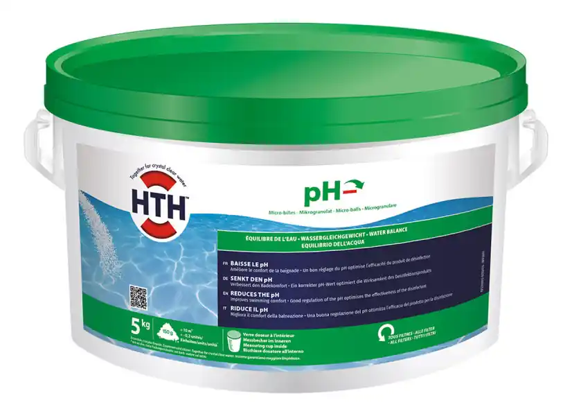 pH moins micro-billes 5 kg - HTH