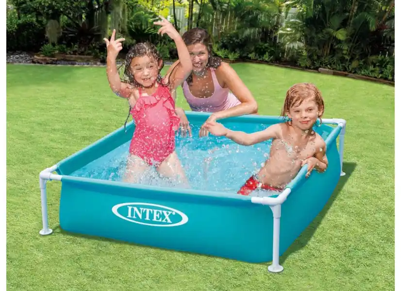Piscine tubulaire carrée 1,22 x 1,22 x 0,30 m - Intex