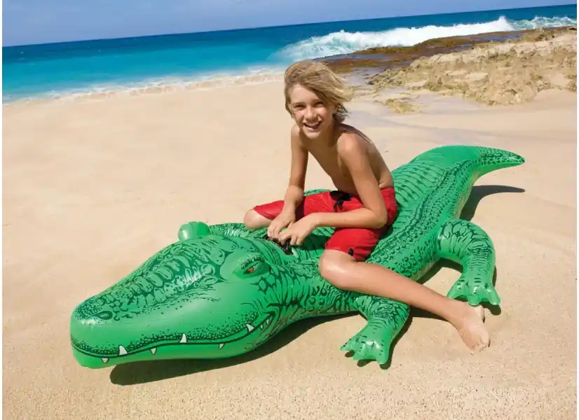 Grand crocodile à chevaucher - Intex