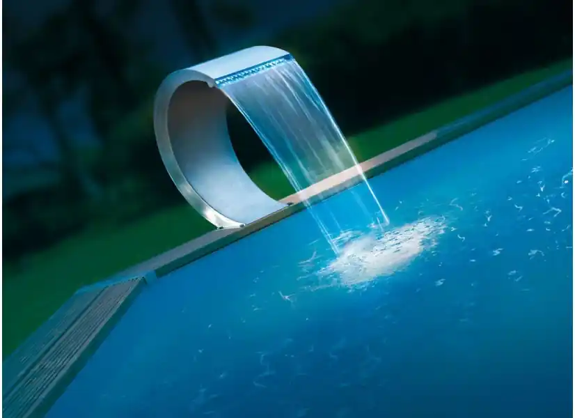 Cascade de piscine Mamba LED en inox - Ubbink