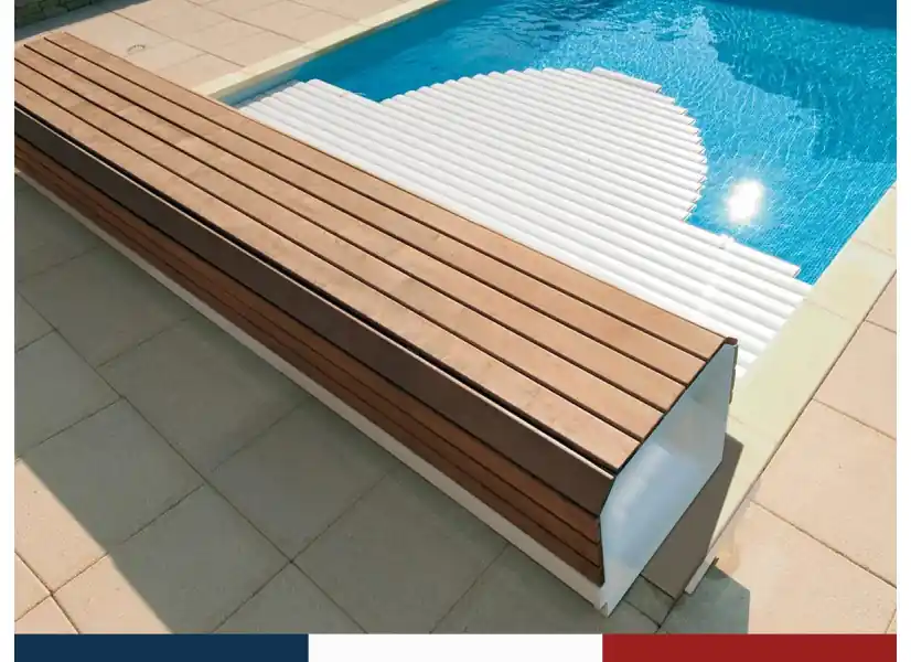 Volet de piscine hors-sol Banc Classic - Abriblue