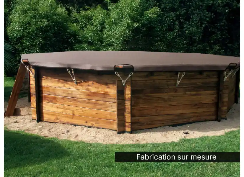 Couverture hivernage et sécurité filtrante Grille Wood - Albon