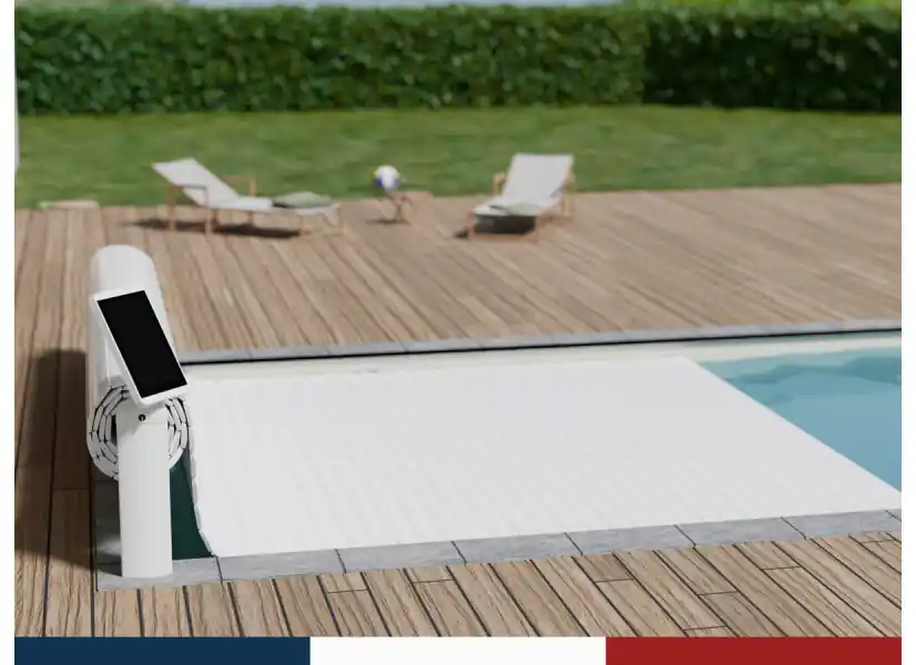 Volet de piscine hors-sol Open Solar Energy - Abriblue
