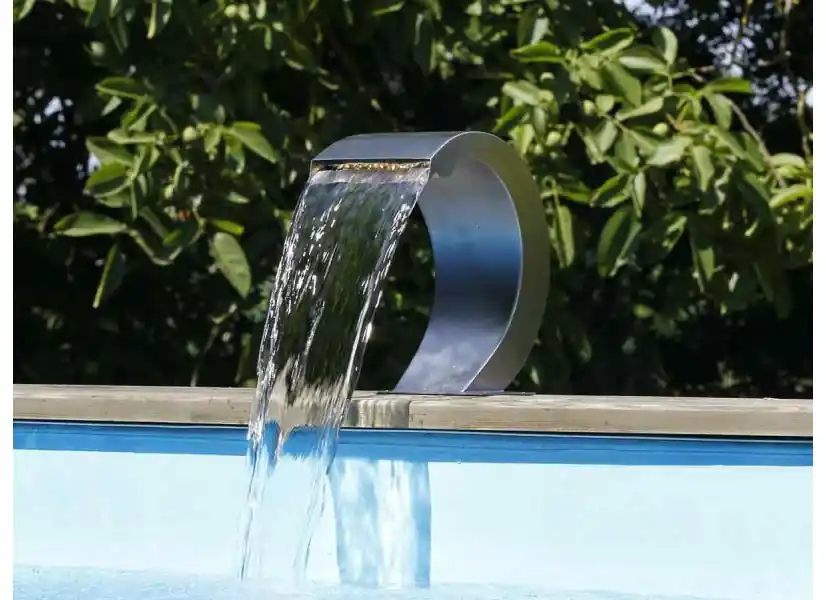 Cascade de piscine Mamba S-LED en inox - Ubbink