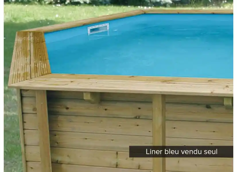 Liner seul Bleu pour piscine bois Azura Ø 4,10 x 1,20 m - Ubbink