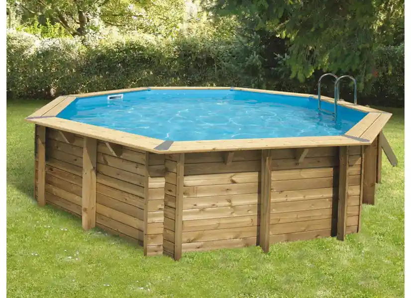 Piscine bois Océa 5,10 x 1,20 m - Ubbink