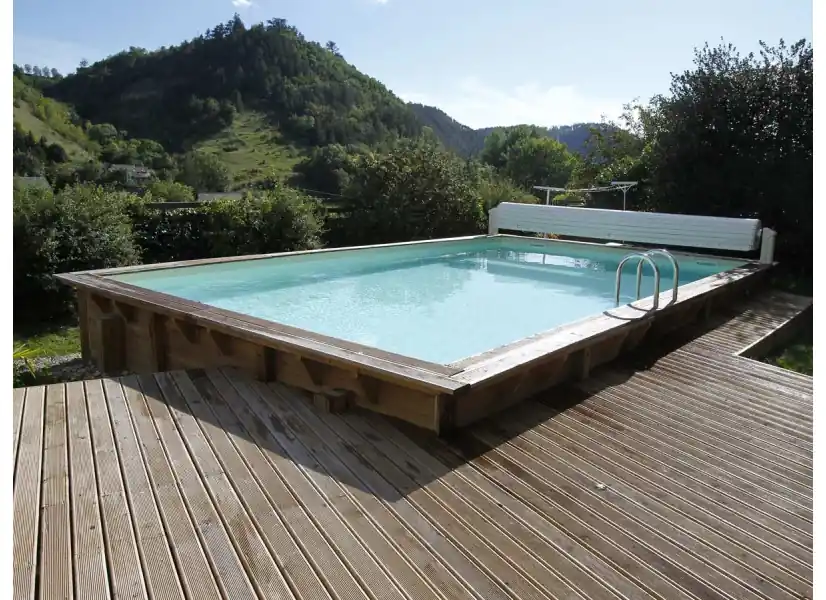 Piscine bois Linéa 6,50 x 3,50 x 1,40 m - Ubbink