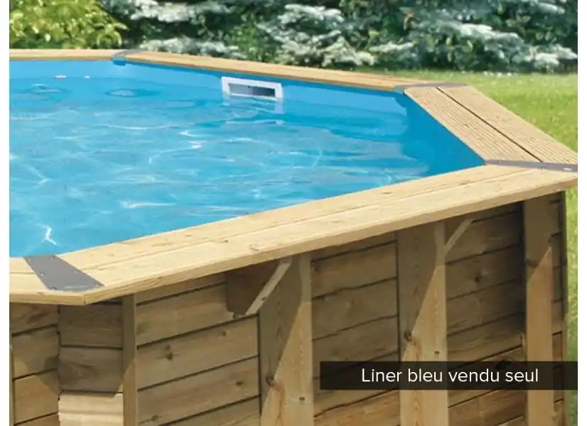Liner seul pour piscine bois Océa 6,10 x 4,00 x 1,30 m - Ubbink