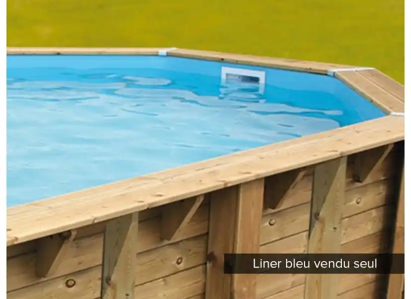 Liner seul pour piscine bois Linéa 6,50 x 3,50 x 1,40 m - Ubbink