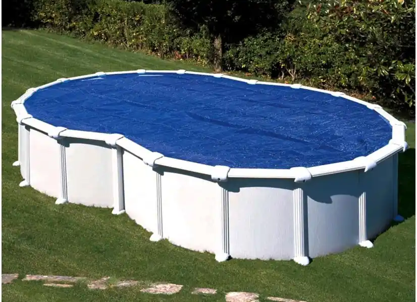 Bâche à bulles pour piscine acier en huit - Gré