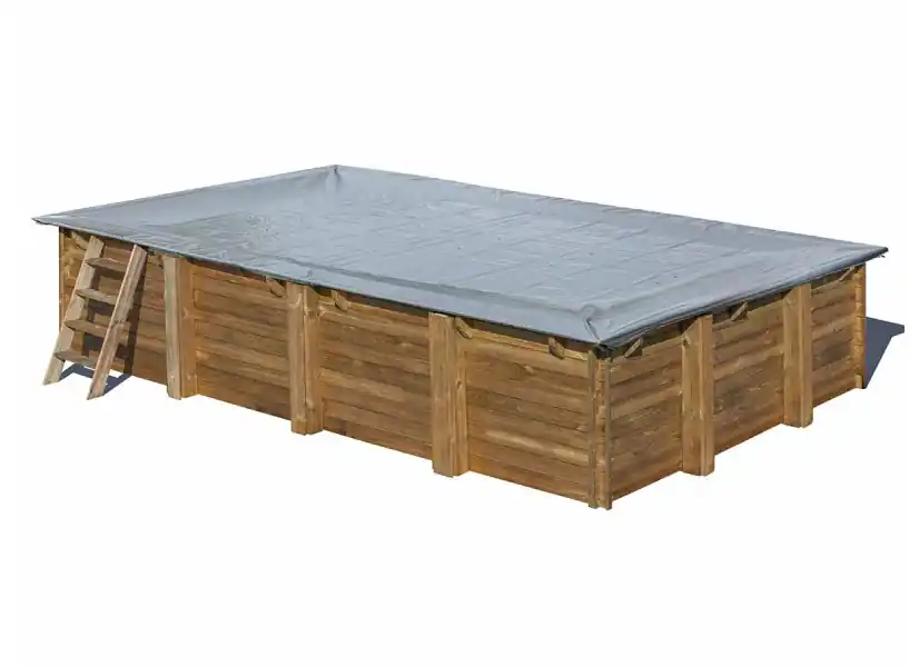 Bâche d‘hivernage pour piscine bois rectangulaire - Gré