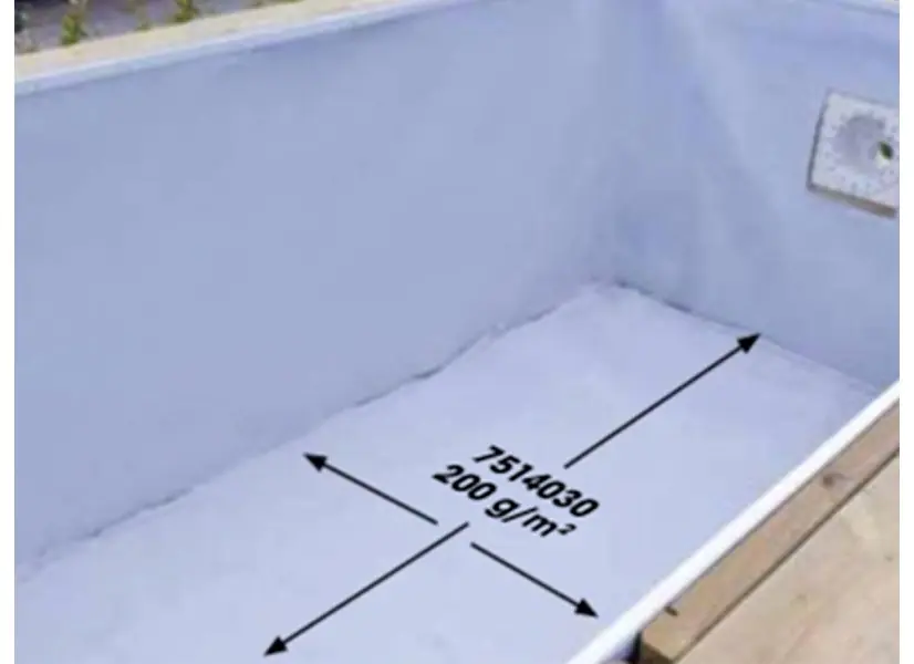 Feutre de protection pour le fond de la piscine - Ubbink