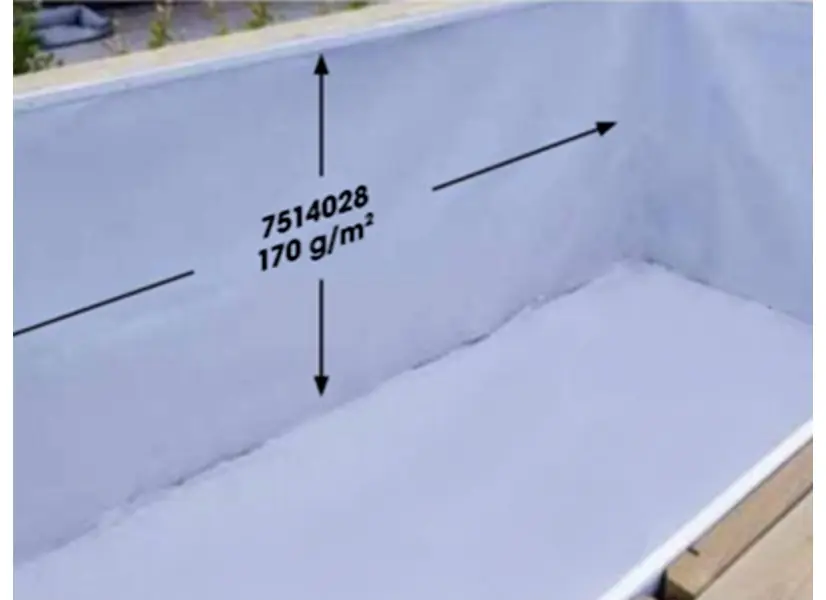 Feutre de protection pour la paroi de la piscine - Ubbink