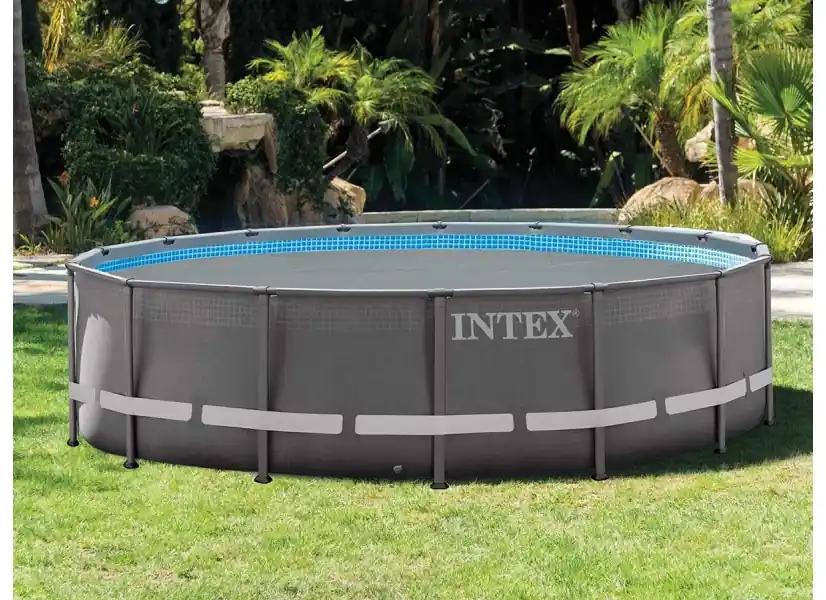 Bâche à bulles renforcée pour piscine ronde - Intex