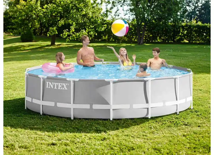 Piscine tubulaire Prism Frame ronde 4,27 x 1,07 m - Intex
