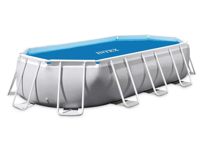 Bâche à bulles renforcée pour piscine ovale - Intex