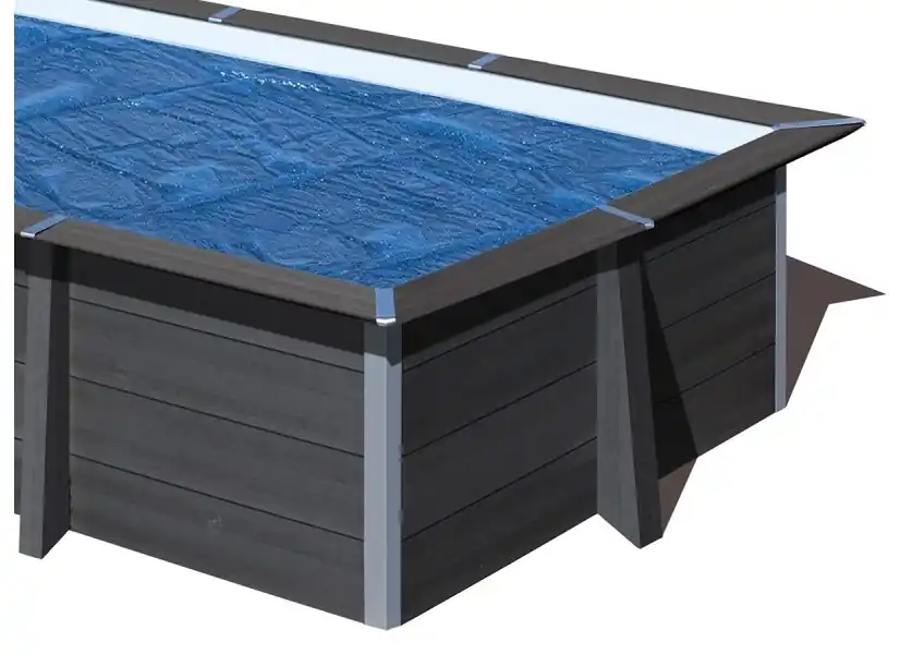 Bâche à bulles pour piscine composite carrée 3,26 x 3,26 m - Gré
