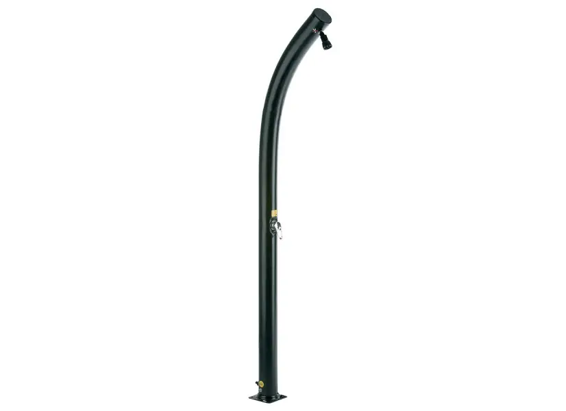 Douche solaire 20 L Noire courbée - Gré