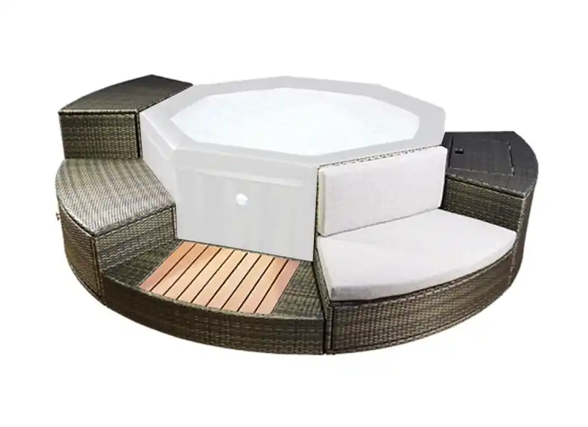 Mobilier 5 modules pour spa portable semi-rigide Octopus - Netspa