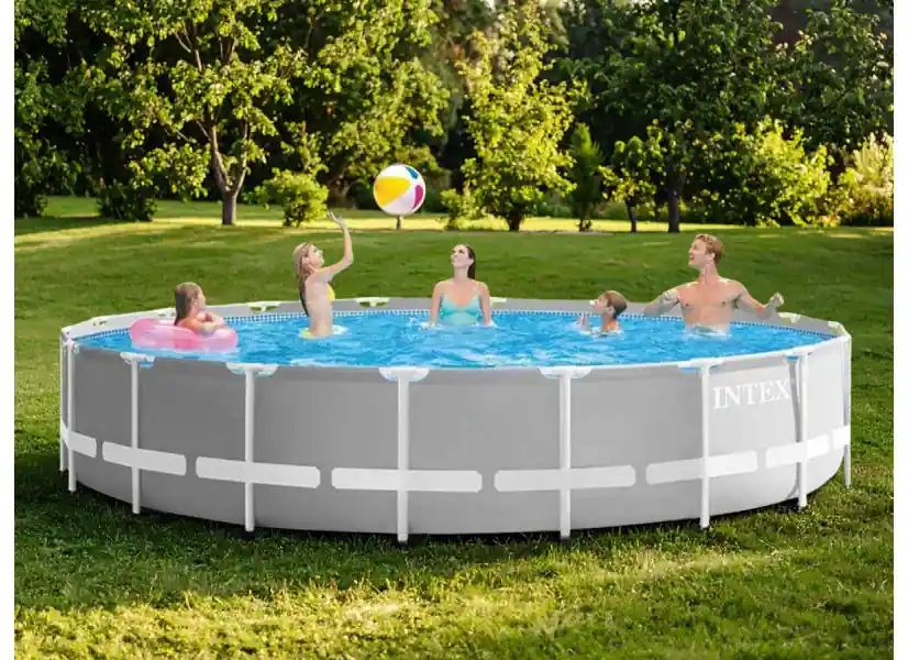 Piscine tubulaire Prism Frame ronde 5,49 x 1,22 m - Intex