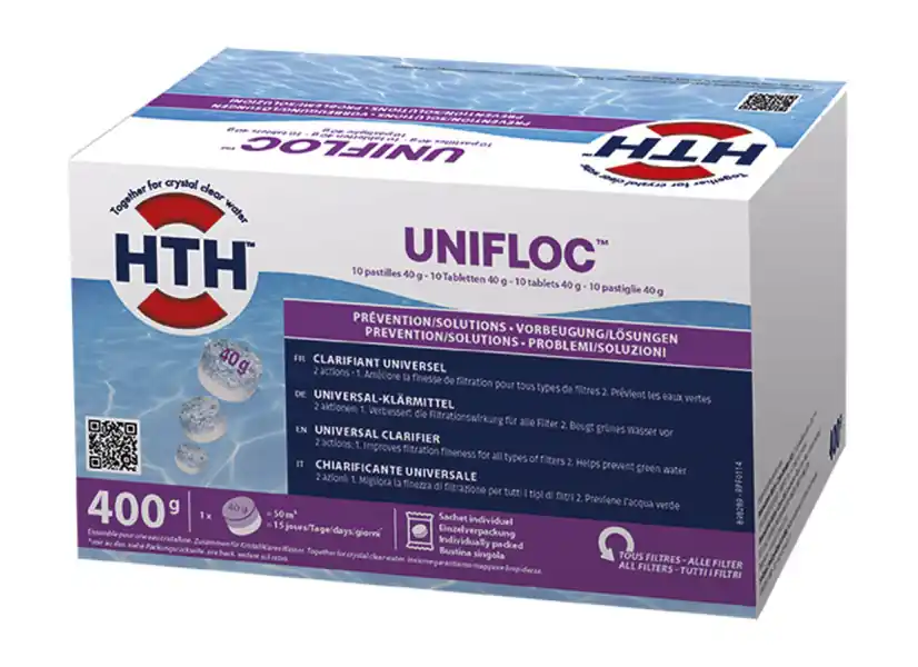 Floculant universel en pastilles Unifloc 400 g - HTH