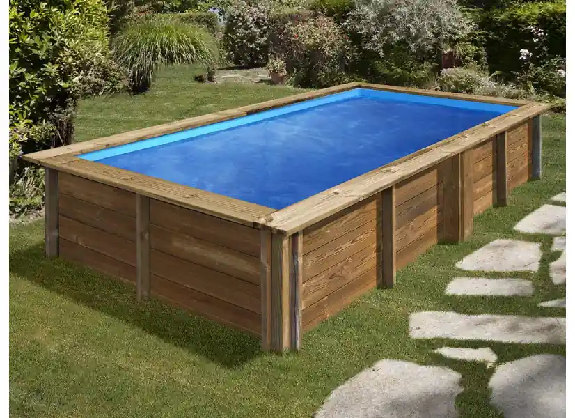 Piscine bois Lemon 3,75 x 2,00 x 0,68 m - Gré