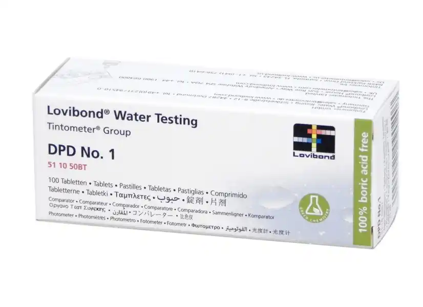 Réactif DPD1 (100 pastilles) testeur électronique Scuba - Lovibond