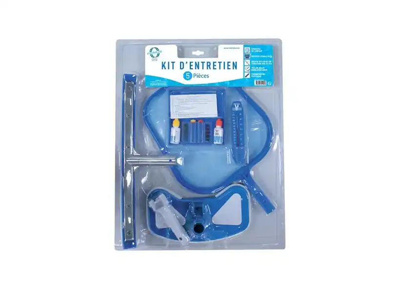 Kit d‘entretien piscine 5 pièces - AquaZendo