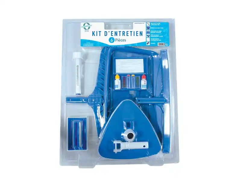 Kit d‘entretien piscine 6 pièces - AquaZendo