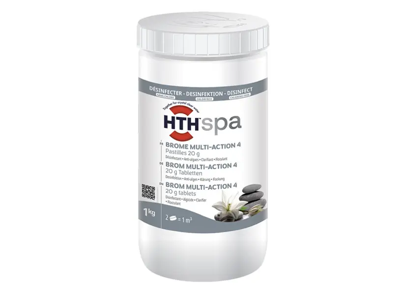 Brome 4 actions pour spa 1 kg - HTH