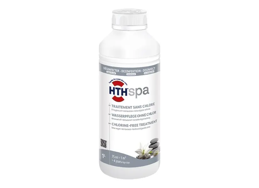 Traitement liquide sans chlore 2 en 1 pour spa 1 L - HTH