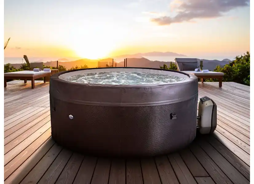 Spa portable semi-rigide Vita rond Bulles 4 places - Netspa