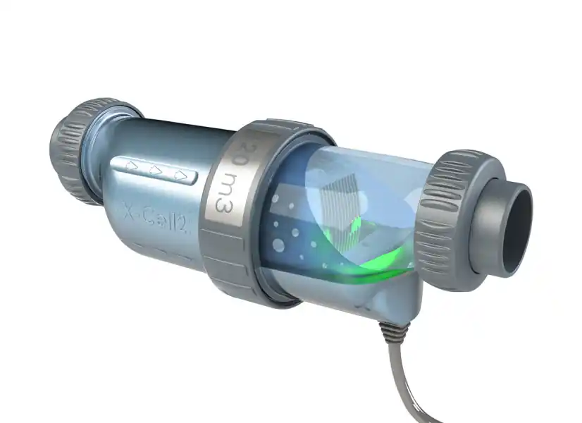 Cellule transparente X-Cell 2 pour électrolyseur au sel Limpido 60 - CCEI