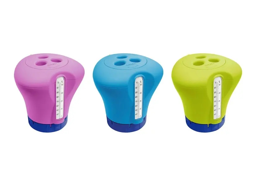 Distributeur de chlore 2 en 1 avec thermomètre - Kokido