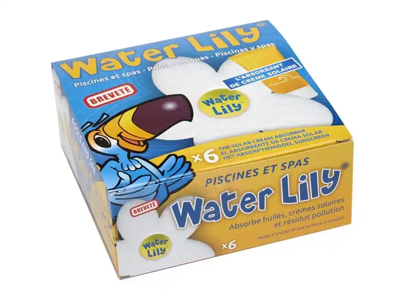 Lot de 6 fleurs absorbantes Water Lily - Toucan