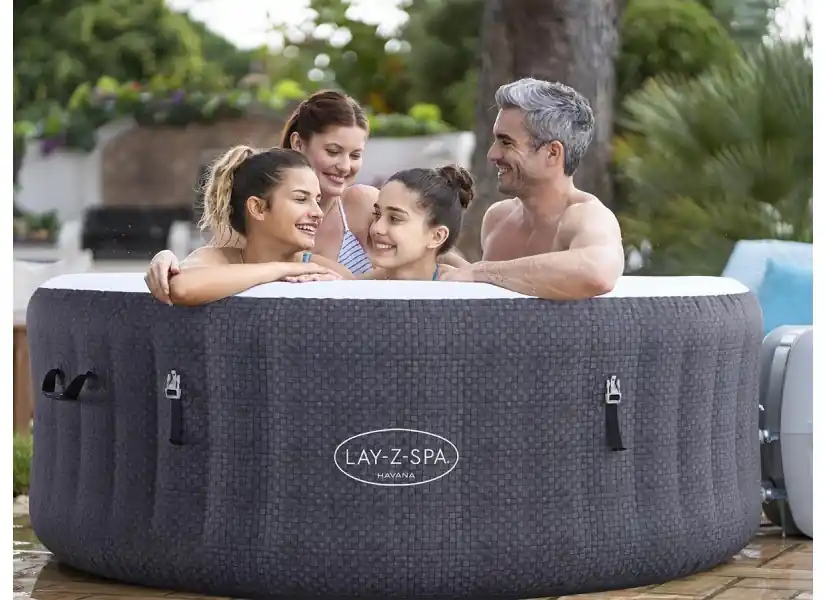 Spa gonflable Lay-Z-Spa Havana rond Airjet 2/4 places - Bestway