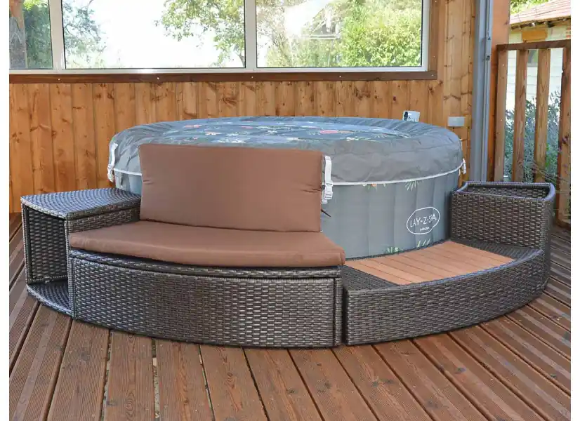 Ensemble mobilier 4 modules pour spa gonflable Lay-Z-Spa rond - Bestway
