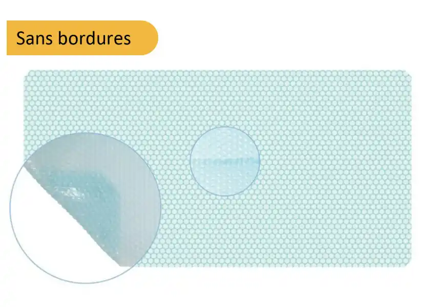 Bâche à bulles Basic Geobubbles 500 microns - AquaZendo