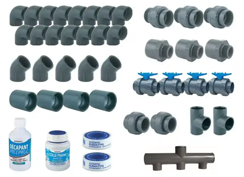 Kit plomberie pour piscine 8 x 4 m - AquaZendo