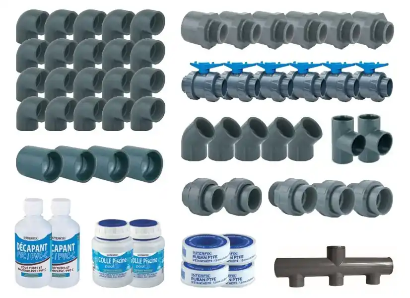 Kit plomberie pour piscine 10 x 5 m - AquaZendo