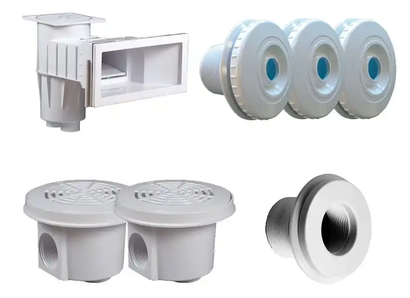 Kit pièces à sceller pour piscine 8 x 4 m - Hayward