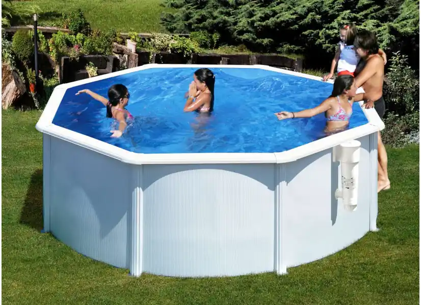 Piscine acier blanc Bora Bora ronde 3,20 x 1,22 m - Gré