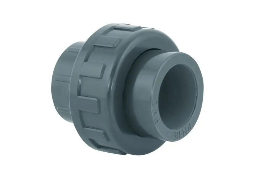 Union 3 pièces PVC pression femelle - Fitt