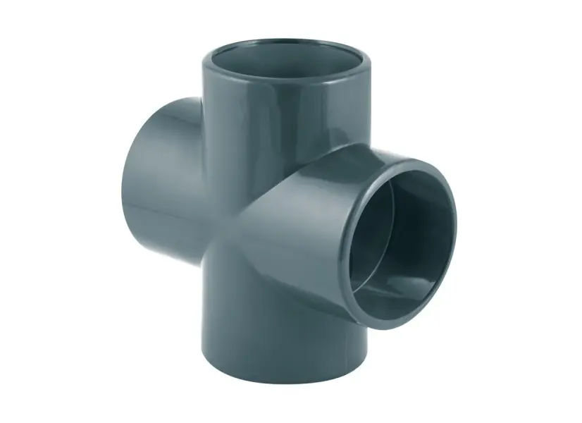 Croix PVC pression 90° femelle - Fitt