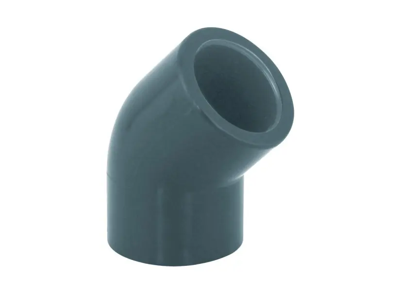 Coude PVC pression 45° femelle - Fitt
