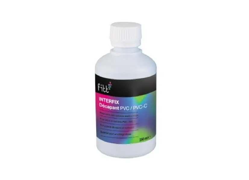 Décapant pour tubes et raccords PVC/PVC-C Interfix 250 ml - Fitt