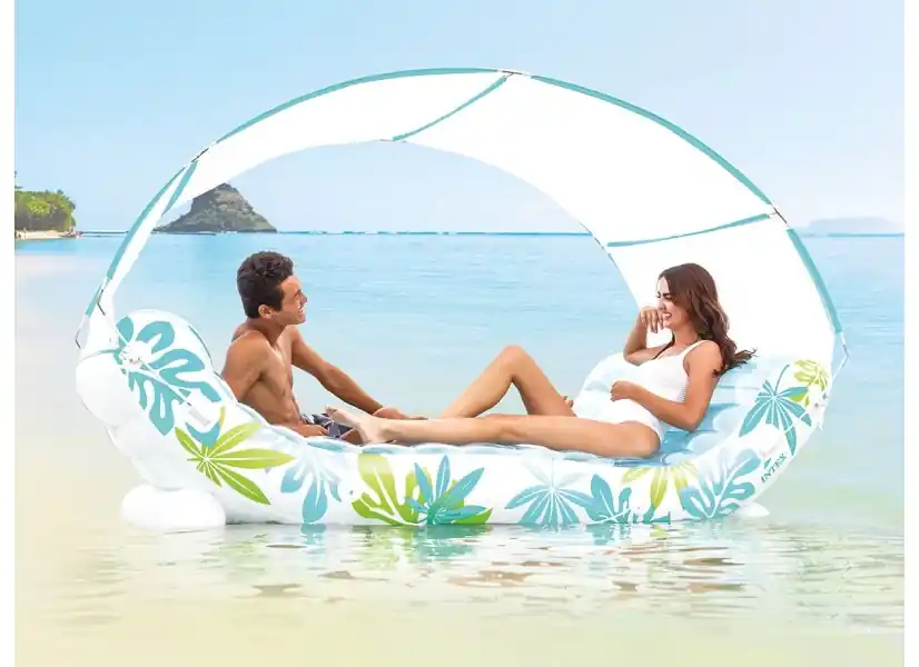 Matelas de piscine hamac tropical - Intex