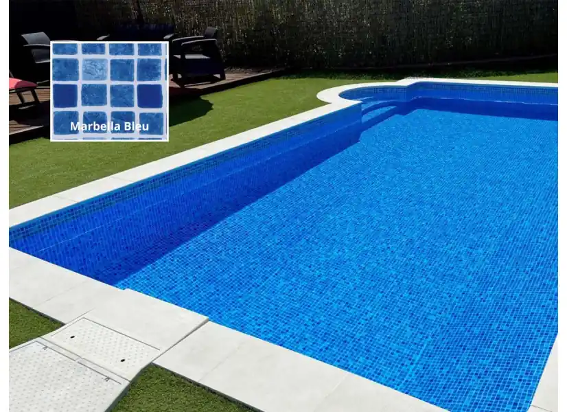 Rouleau PVC armé 150/100e SOPREMAPOOL Design1,65 x 25 m - Soprema