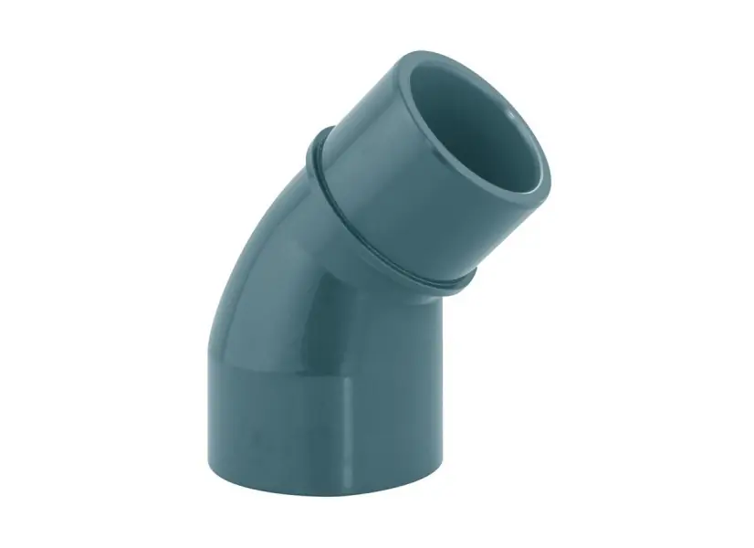 Coude PVC pression 45° MF/F à coller - Fitt